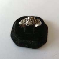 Сребърен пръстен с маркезит. Сребро проба 925. , снимка 1 - Пръстени - 38423913