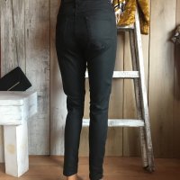 💄Еластичен черен панталон със странични ципове⚡️хл☑️, снимка 2 - Панталони - 43374358