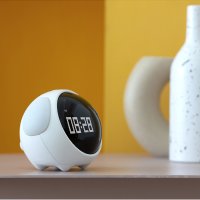 Емоджи часовник-аларма с голям цифров дисплей, снимка 4 - Друга електроника - 43614131