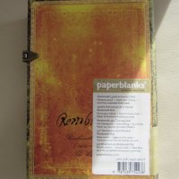 Луксозна тетрадка-дневник, тефтер Paperblanks Rembrandt, нов, снимка 4 - Други - 44120278