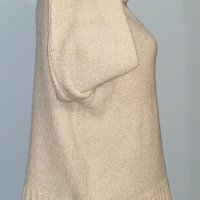 Топъл и луксозен дамски блузон / туника от копринена прежда с декорации, голям размер , снимка 4 - Туники - 16499487