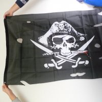 Пиратско знаме флаг шапка кораб корсар пирати прокъсано саби, снимка 2 - Други игри - 39215658