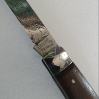 Стар колекционерски сгъваем нож Loewen Messer Solingen Германия. марк., снимка 7 - Колекции - 44908228