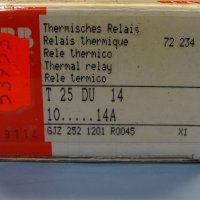 термично реле ABB T25 DU 14A thermal relay, снимка 10 - Резервни части за машини - 37512993