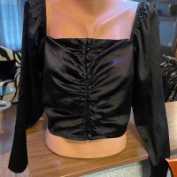 Дамски блузи с буфан ръкав, снимка 1 - Блузи с дълъг ръкав и пуловери - 43282309
