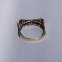 Златен пръстен 2.4гр 14к, снимка 6 - Пръстени - 36690633