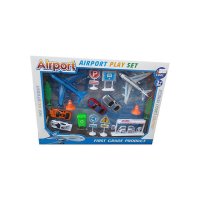 Игрален комплект летище, в кутия 38013, снимка 1 - Влакчета, самолети, хеликоптери - 35660721