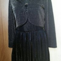 Нова сребриста черна рокля INFLUX  👗🍀S, M🍀👗  код 008 , снимка 6 - Рокли - 26816423