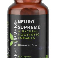 Neuro Supreme естествена ноотропна добавка за мозъка с Ashwagandha 60 капсули, снимка 1 - Хранителни добавки - 43643148