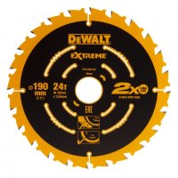 Циркулярен диск за рязане на дърво - 190х30х1.65 mm, z 24 / DEWALT , снимка 2 - Железария - 39381746