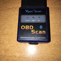 Универсален интерфейс ELM327 Vgate Scan v2.1- Bluetooth OBDII CAN, снимка 1 - Друга електроника - 27294316