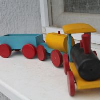 Детска дървена играчка, снимка 5 - Колекции - 38855154