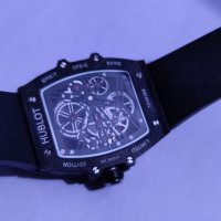 Мъжки луксозен часовник Hublot Spirit of Big Bang Tourbillon Carbon Limited Edition , снимка 11 - Мъжки - 36619117