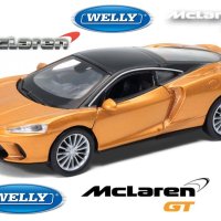 Метална количка McLAREN GT 2019 WELLY Мащаб 1:34, снимка 1 - Колекции - 42429092