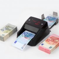 MONIRON автоматичен валутен детектор, тестер за банкноти, сертифициран, Германия, снимка 5 - Друга електроника - 32674053