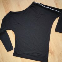 Асиметрична блуза с паднало рамо, снимка 1 - Блузи с дълъг ръкав и пуловери - 35371426