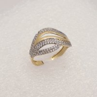 Дамски плътни златни пръстени, снимка 7 - Пръстени - 38540702