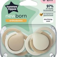 Tommee Tippee Биберон залъгалки  за новородени бебета, 0-2 месеца, 6 броя , снимка 3 - Други - 43490159