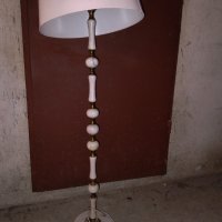 Голям стар мраморен лампион - нощна лампа - 150см / 1980 г , снимка 2 - Антикварни и старинни предмети - 43686835