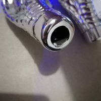 Сив хром метална топка кобра за скоростен лост със светещи очи за кола автомобил джип пикап бус ван , снимка 17 - Аксесоари и консумативи - 32796788
