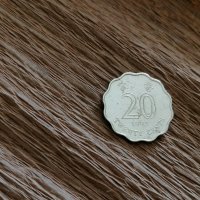 Монета - Хонг Конг - 20 цента | 1995г., снимка 1 - Нумизматика и бонистика - 27475699