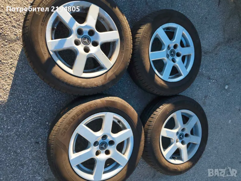 ДЖАНТИ С ЛЕТНИ ГУМИ ЗА MERCEDES, снимка 1