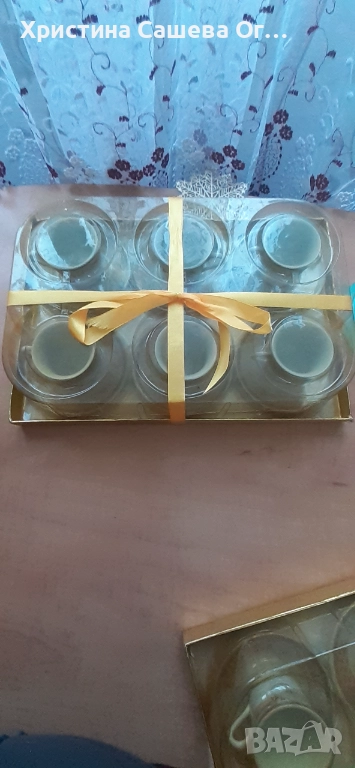 Чаши за еспресо в подаръчна кутия , снимка 1