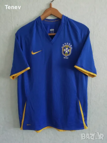 Brazil Nike оригинална футболна тениска фланелка Бразилия размер L, снимка 1