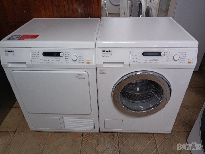 Комплект пералня и сушилня с термопомпа Миеле Miele Made in Germany 2 години Гаранция!, снимка 1