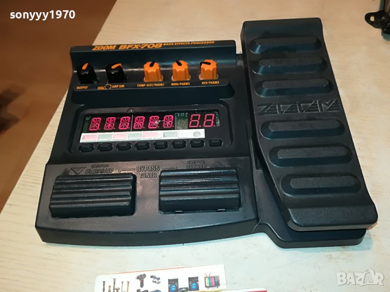 ZOOM BFX-708 BASS EFFECT PROCESSOR-FRANCE L0211220840, снимка 1