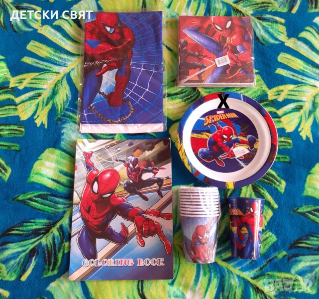 Нов детски сет със Спайдърмен , снимка 1