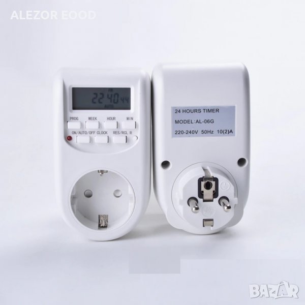 Електронен седмичен таймер за контакт, Мощност до 1500W,20204215, снимка 1