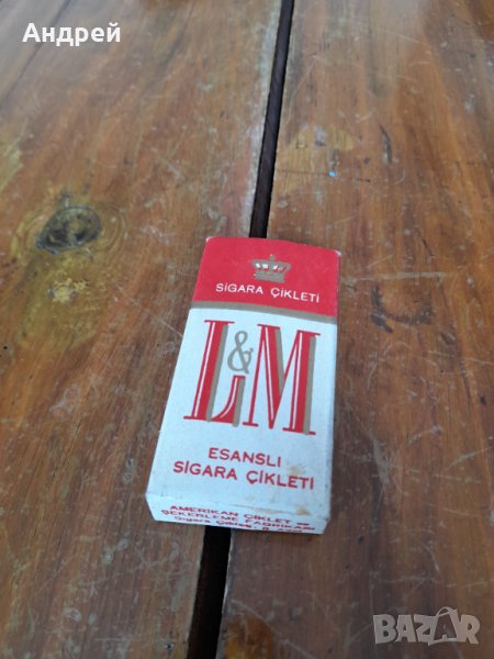 Стара цигарена дъвка,дъвки LM, снимка 1