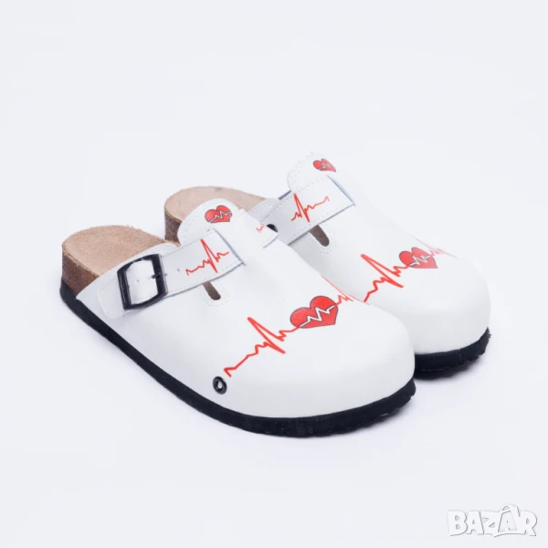 🥁 Намаление - Ортопедични чехли със стелка от естествен велур | Марка Tuasolea, снимка 1