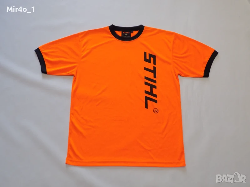 работна тениска stihl work риза потник блуза фанела горнище худи елек мъжка оранжева оригинална L, снимка 1