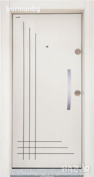 Борман Блиндирани Врати - SL-204 Бяла Перла, снимка 1