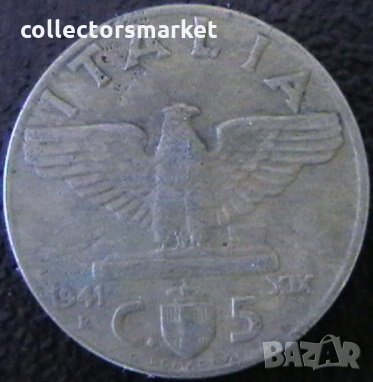 5 центисими 1941, Италия, снимка 1