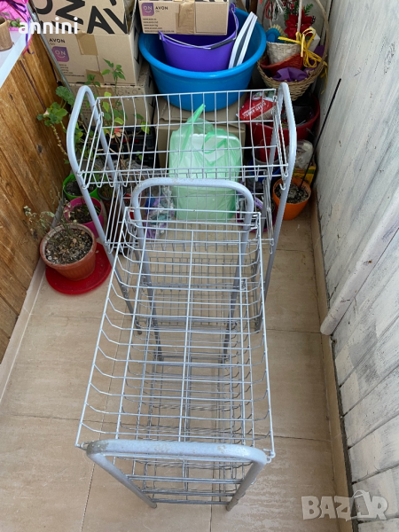 продавам 2 броя стелажи  разм 80/40/23  4 рафта , снимка 1