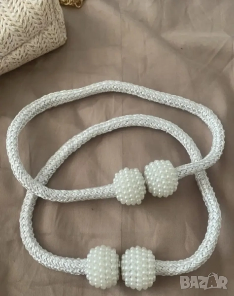 Декоративна магнитна скоба за завеса, снимка 1