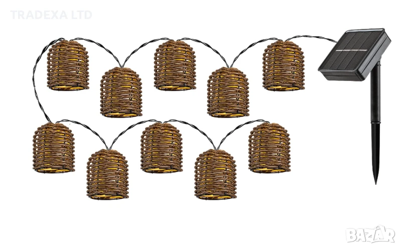 ПРОМО - RUPIT 77047 Rabalux – соларно градинско осветление с елегантен дизайн, снимка 1