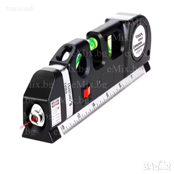 Многофункционален лазерен нивелир с ролетка, снимка 1