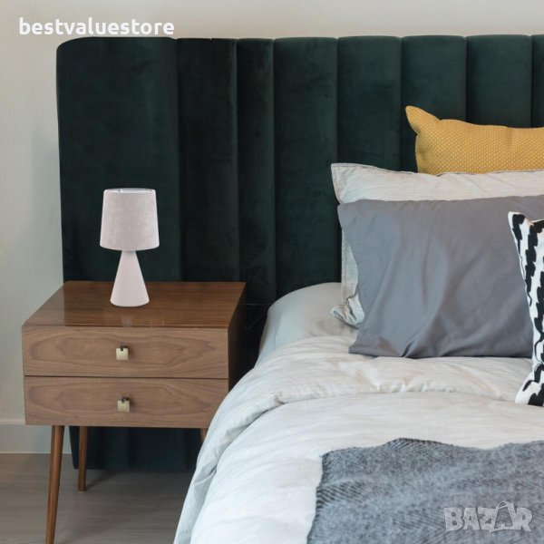 Настолна Лампа Бежова E14 1x40W, снимка 1