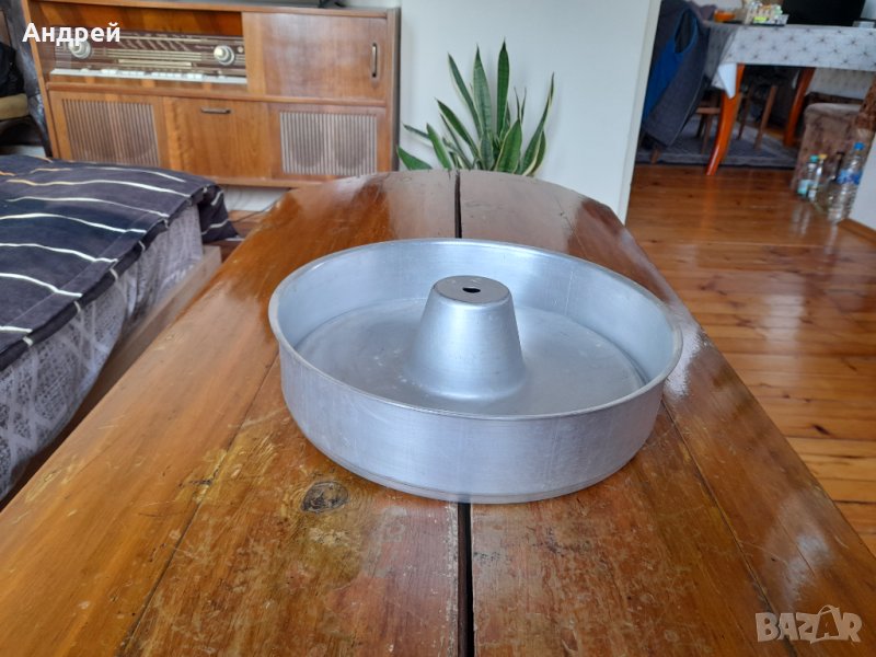 Стара алуминиева форма за кекс #14, снимка 1