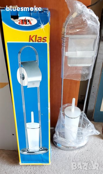 Държач за тоалетна хартия и четка за тоалетна, снимка 1