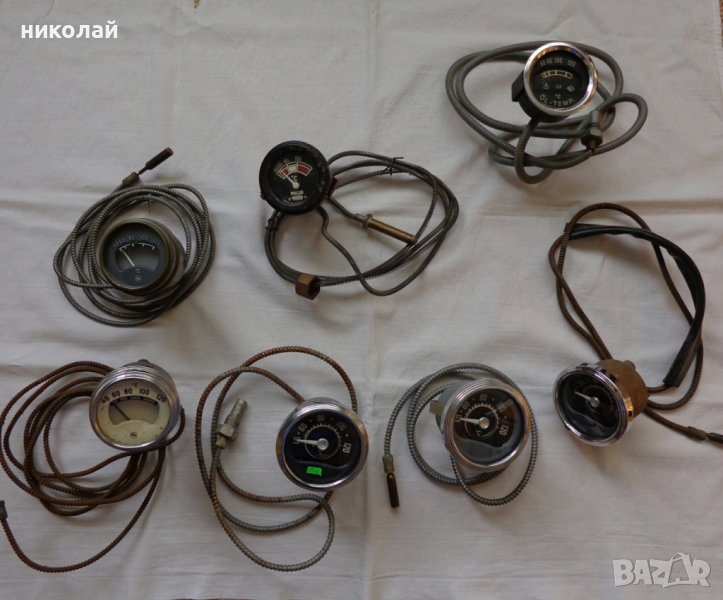 Уреди за измерване на Температура на вода и масло нови за Ретро автомобили , снимка 1