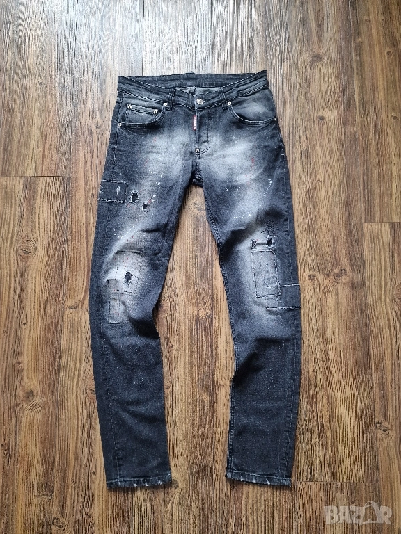 Страхотни мъжки слим дънки DSQUARED2 размер 48 / М , снимка 1