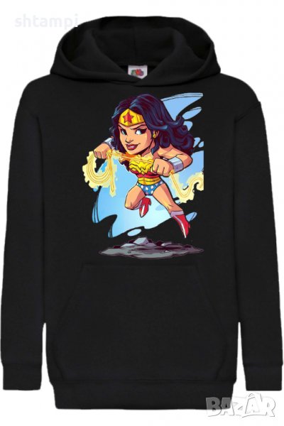 Детски Суитчър/Суитшърт DC Wonder Woman,Игра,Подарък,Изненада,Забавление,Рожден Ден, снимка 1