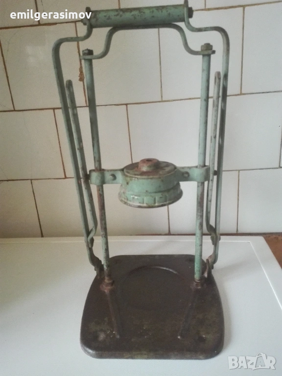 Машинка за буркани , газена лампа , маша (дилаф)., снимка 1