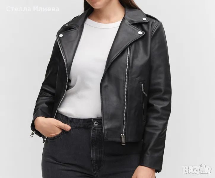 Кожено яке VILA, снимка 1