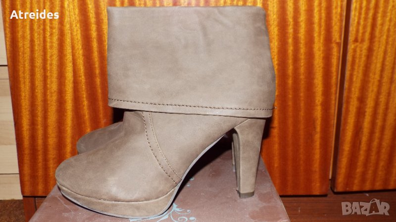 Дамски есенно-зимни боти на ток, снимка 1